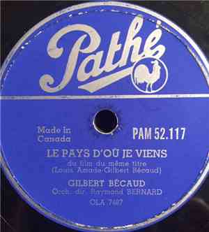 Gilbert Bécaud - Le Pays D'Où Je Viens / Le Grand Magasin