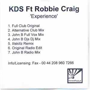 K-D-S Featuring Robbie Craig - Experience