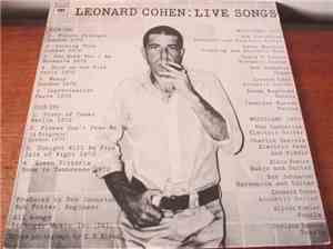 Leonard Cohen - Live Songs