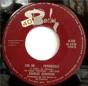 Charles Aznavour - For Me...Formidable
