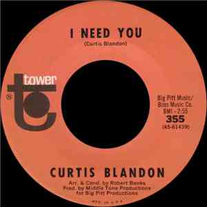 Curtis Blandon - I Need You