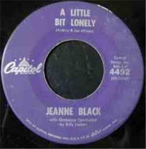 Jeanne Black - A Little Bit Lonely / Oh, How I Miss You Tonight