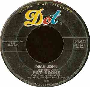 Pat Boone - Dear John