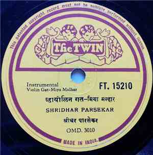 Shridhar Parsekar - Instrumental Violin Gat
