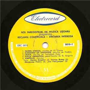 Various - Noi Înregistrări De Muzică Ușoară (Fragmente)