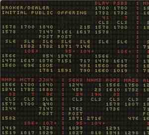 Broker/Dealer - Initial Public Offering