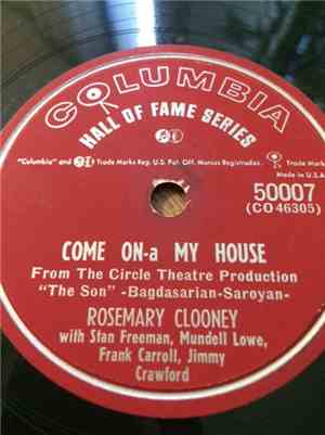 Rosemary Clooney - Come On-a My House / Blues In The Night