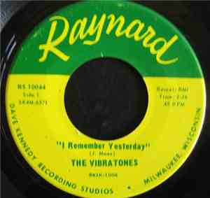 The Vibratones - I Remember Yesterday / Screamin' Mimi