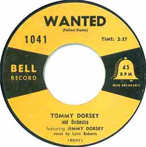Tommy Dorsey And Orchestra Featuring Jimmy Dorsey - Wanted / I Speak To The ...