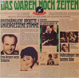 Various - Das Waren Noch Zeiten - Unvergängliche Operette, Folge 1