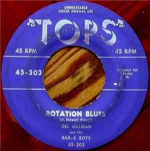 Del Gillman And The Bar-X Boys - Mr. Moon / Rotation Blues