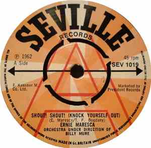 Ernie Maresca - Shout! Shout! (Knock Yourself Out) / Crying Like A Baby Ove ...