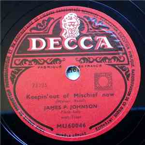 James P. Johnson - Keepin' Out Of Mischief Now / Ain't Misbehavin'