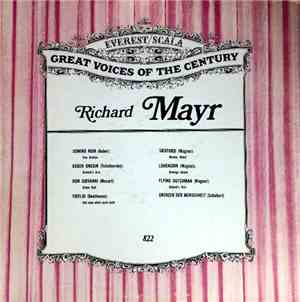 Richard Mayr / Victor Maurel - Richard Mayr - Victor Maurel