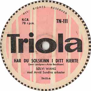Sølvi Wang - Har Du Solskinn I Ditt Hjerte / O-La-La Blink!!!