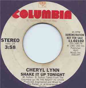 Cheryl Lynn - Shake It Up Tonight