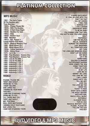 The Beatles - Platinum Collection (DVD Video & MP3 Music)