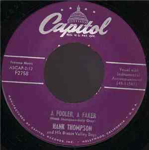 Hank Thompson And His Brazos Valley Boys - Breakin' The Rules / A Fooler, A ...