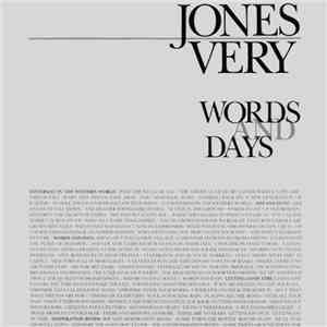 Jones Very - Words And Days