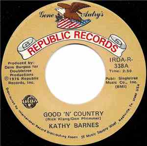 Kathy Barnes - Good 'N' Country