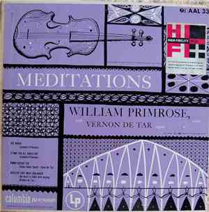 William Primrose with Vernon de Tar - Meditations