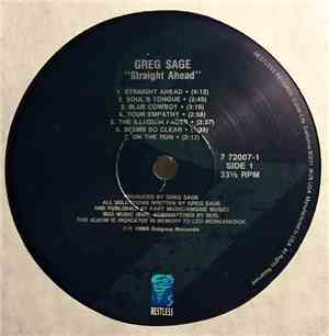 Greg Sage - Straight Ahead