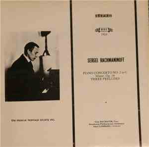 Sergei Rachmaninoff, Gina Bachauer, Strasbourg Philharmonic Orchestra, Alai ...