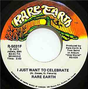 Rare Earth - I Just Want To Celebrate