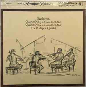 Beethoven, The Budapest Quartet - Quartet No. 1 In F Major, Op. 18, No. 1 · ...