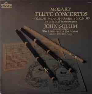 Mozart, John Solum, The Hanoverian Orchestra, John Holloway - Flute Concert ...