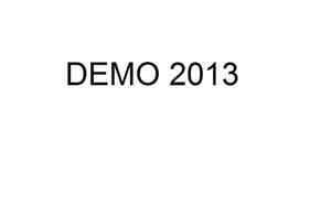 The Transitions - Demo 2013
