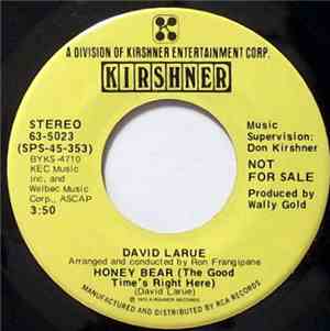 David Larue - Honey Bear (The Good Time’s Right Here)