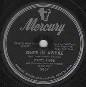 Patti Page With Jack Rael's Orchestra - Once In A While / I'm Glad You're H ...