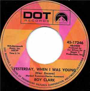 Roy Clark - Yesterday, When I Was Young (Hier Encore)
