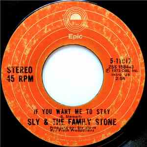 Sly & The Family Stone - If You Want Me To Stay / Thankful N' Thoughtful