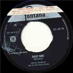 Aretha Franklin With The Ray Bryant Combo - Won't Be Long / Right Now