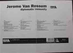 Jerome Van Rossum - Diplomatic Immunity