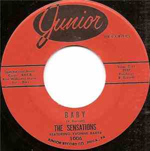 The Sensations Featuring Yvonne Baker - Baby / Love, Love, Love