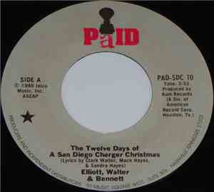 Elliott, Walter & Bennett - The Twelve Days Of A San Diego Charger Christma ...