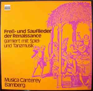 Musica Canterey Bamberg - Freß- Und Sauflieder Der Renaissance Garniert Mit ...
