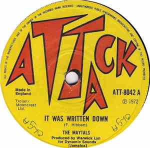 The Maytals - It Was Written Down