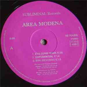 Area Modena - Eva Come Back / Exponential / Eva
