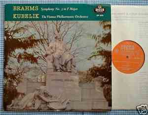 Brahms And Rafael Kubelik And The Vienna Philharmonic Orchestra - Symphony  ...