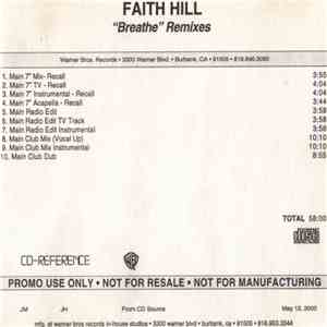 Faith Hill - Breathe (Remixes)