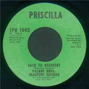 Pazant Bros. / Beaufort Express - Back To Beaufort / Water Front Blues
