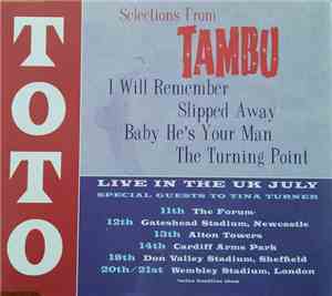 Toto - Selections From Tambu