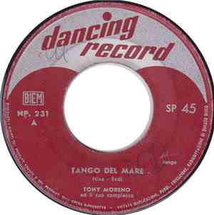 Tony Moreno Ed Il Suo Complesso - Tango Del Mare