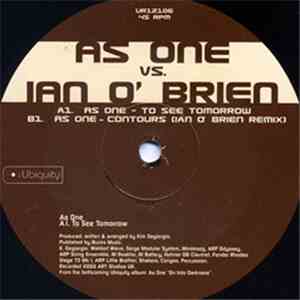 As One - To See Tomorrow