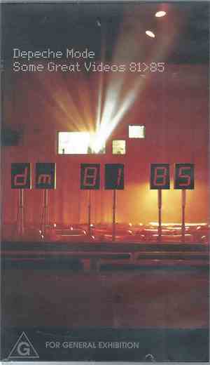 Depeche Mode - Some Great Videos 81>85