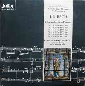 J. S. Bach, Hanseatic Baroque Orchestra Unter Der Leitung Von J. Randolph J ...